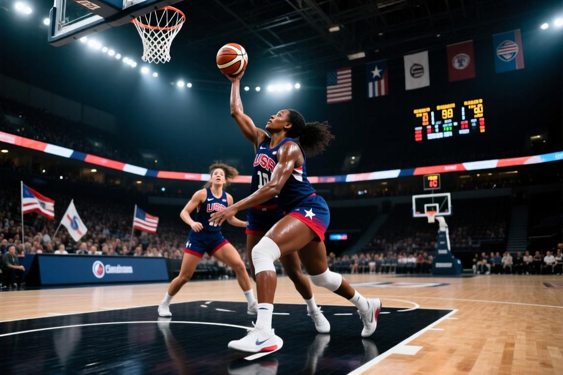 09月14日女篮世界杯决赛美国女篮97-79法国女篮全场录像