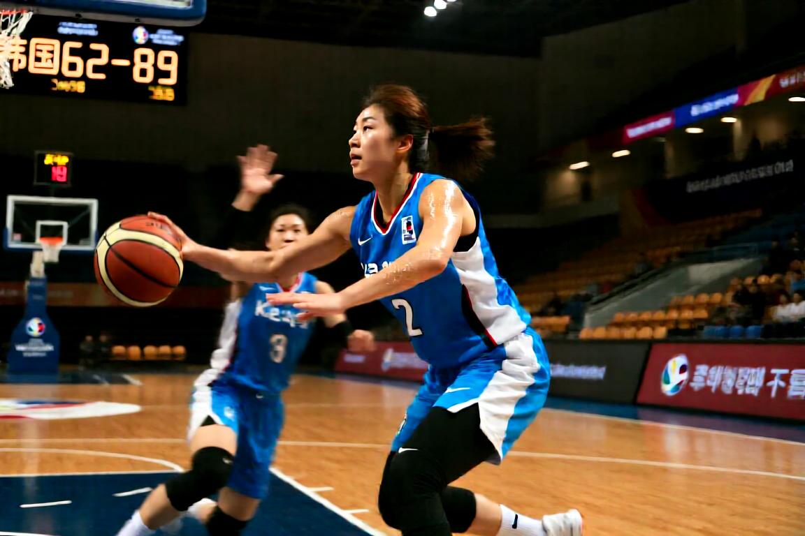 女篮世界杯预选赛小组赛韩国女篮62-89法国女篮集锦