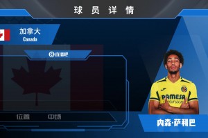 HWG！黄潜1500万欧敲定加拿大中场内森·萨利巴，来看集锦吧