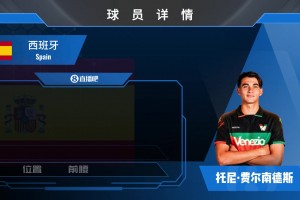 宣巴萨18岁中场托尼·费尔南德斯400w欧威尼斯！看集锦