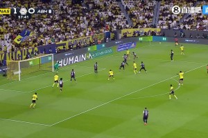 扩大领先！安吉洛倒三角，门前哈姆丹抽射破门！