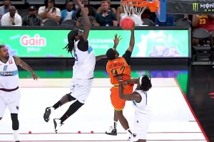 爆砍42分创Big3纪录野兽内线哈雷尔！感觉他还有油啊！