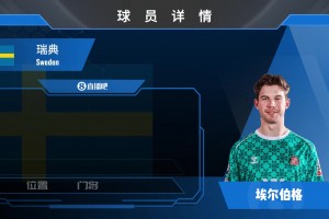 已官宣！桑德兰签下瑞典门将埃尔伯格，一起欣赏其个人集锦
